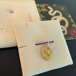 SOLD Ouroboros Snake gold pendant